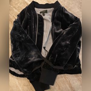 Jcrew feminine track jacket in navy. Size S